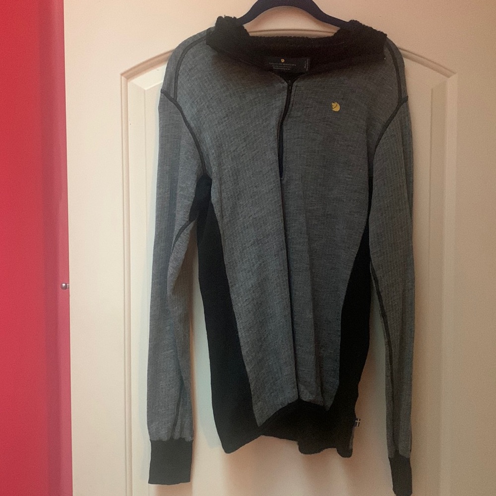 Fjallraven Men’s L Bergtagen Wool terry hoodie